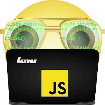 Artwork thumbnail, JavaScript programmer coding. by Art-Vibrations