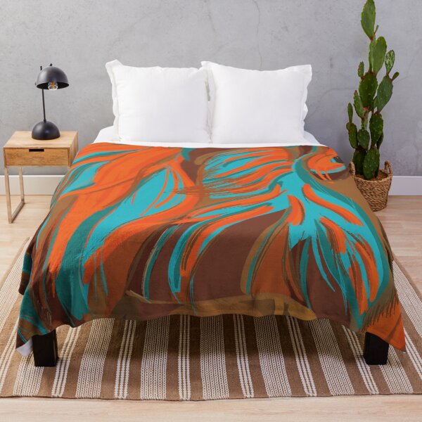 Item preview, Higland Style Acrylic Beef (Orange and Blue) designed and sold by Antoine Marineau Bélanger.