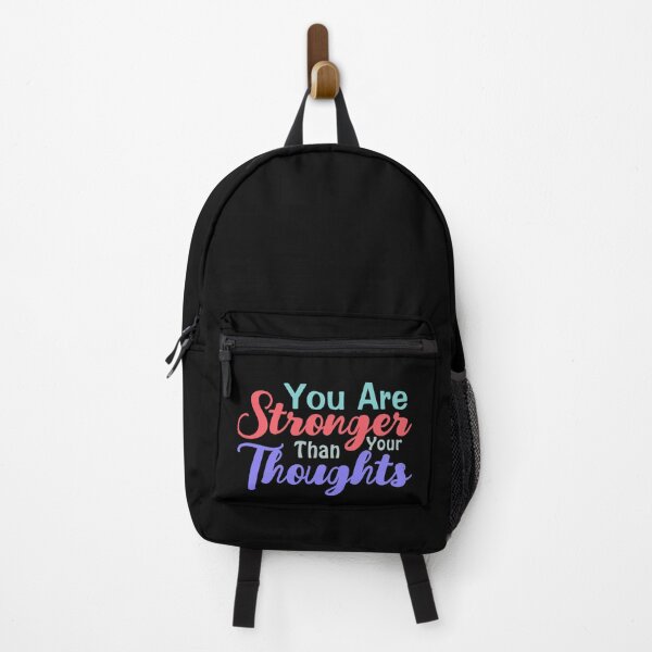 Item preview, You Are Stronger Than Your Thoughts - Motivational Quote designed and sold by BopleDesigns.