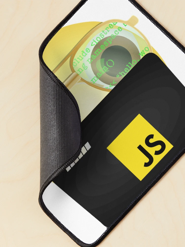 Thumbnail 2 von 5, Mauspad, JavaScript-Programmierer-Codierung. designt und verkauft von Art-Vibrations.
