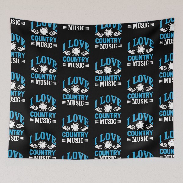 Item preview, I love Country Music designed and sold by Pularts Store.