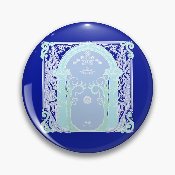 Item preview, Color version of Moon lit Forest mountain path secret door in the style of J.R.R.Tolkien designed and sold by Trendykidxoai.