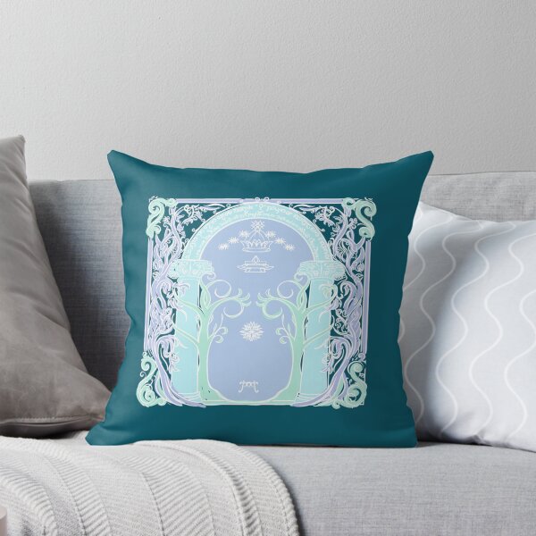 Item preview, Color version of Moon lit Forest mountain path secret door in the style of J.R.R.Tolkien designed and sold by Trendykidxoai.
