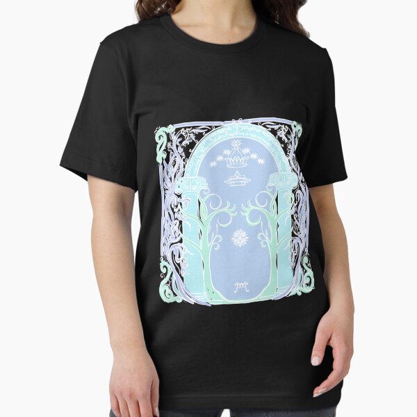 Item preview, Color version of Moon lit Forest mountain path secret door in the style of J.R.R.Tolkien designed and sold by Trendykidxoai.