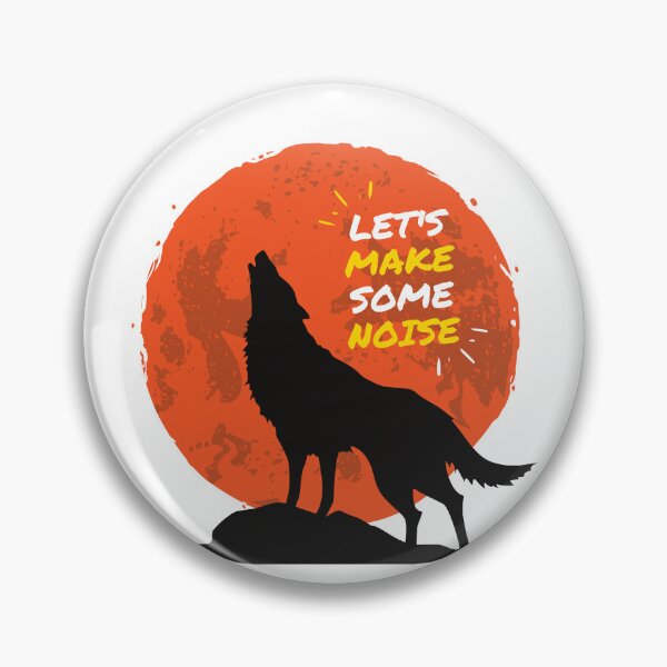 Artikelvorschau, Lass uns etwas Krach machen, Wolf entworfen und verkauft von PawsAndFriends.