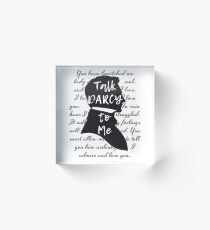 Literary Gift, Jane Austen, Funny Book Lover, Acrylic Block