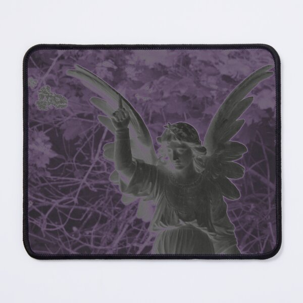 Item preview, Dark Purple and Black Angel Statue designed and sold by WildandDivine.