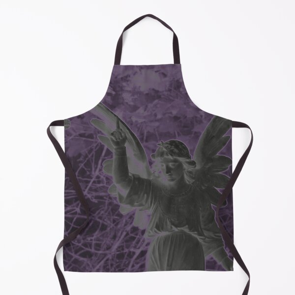 Item preview, Dark Purple and Black Angel Statue designed and sold by WildandDivine.