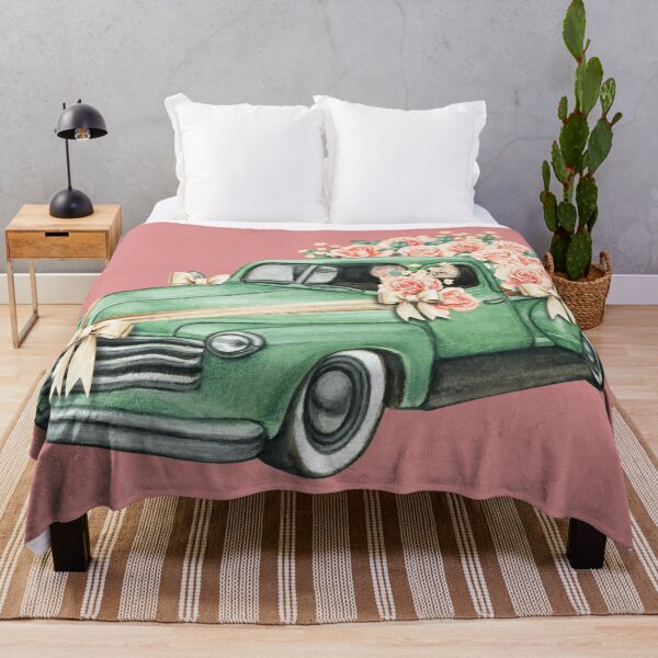 Item preview, Wedding Car with Roses, Vintage Car, just married designed and sold by TheCatmeow2000.