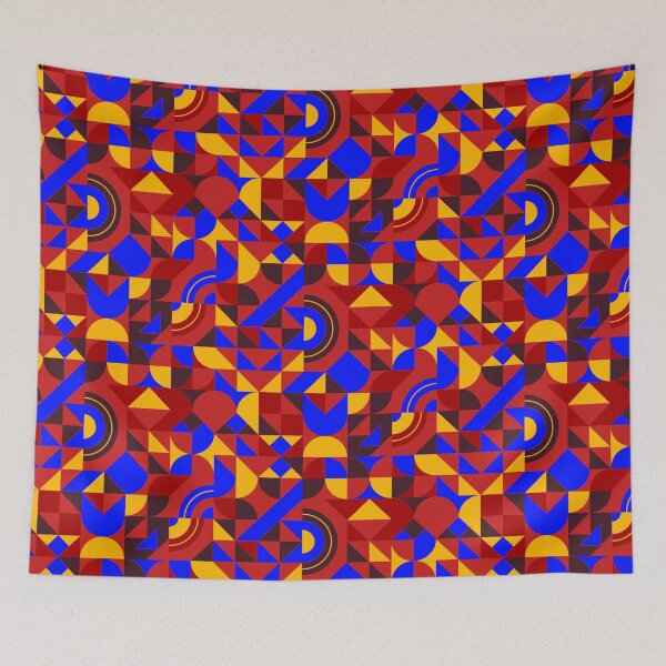Item preview, geometric colorful patterns conceptual Art - Abstract Neo Geo graphic design designed and sold by Design Repo.