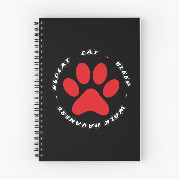 Item preview, eat sleep walk havanese repeat funny dog walking designed and sold by randomdogshirt.