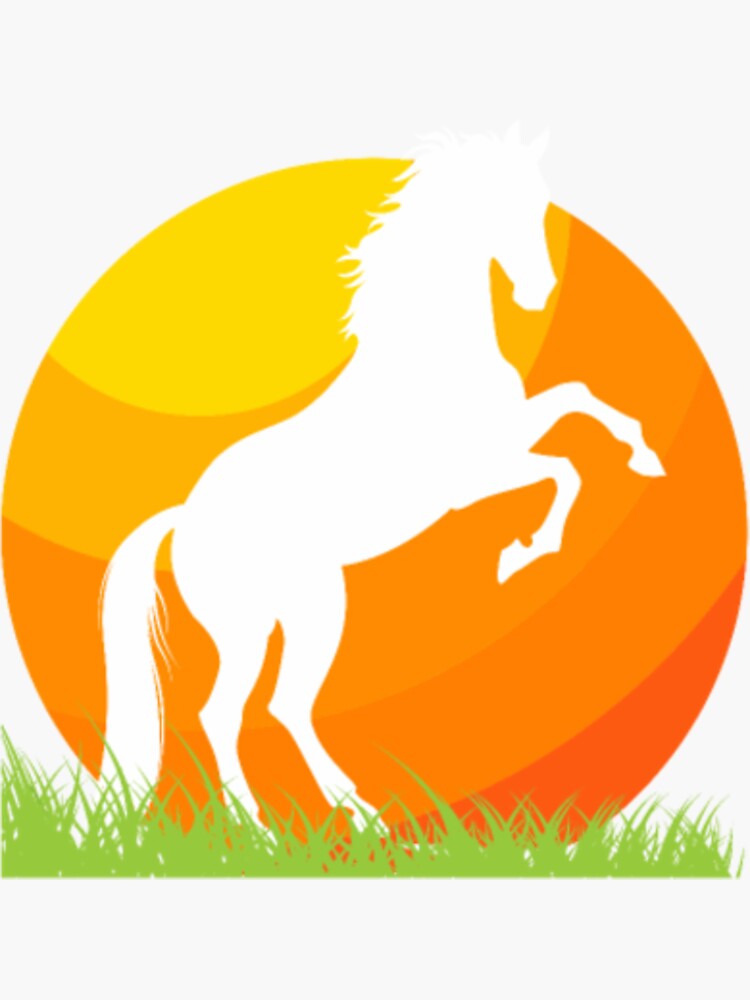 "Horse Horse girl Horserace horse rider" Sticker for Sale by venusTuT