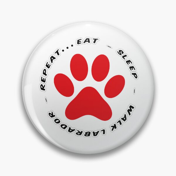 Item preview, eat sleep walk labrador repeat funny dog walking designed and sold by randomdogshirt.