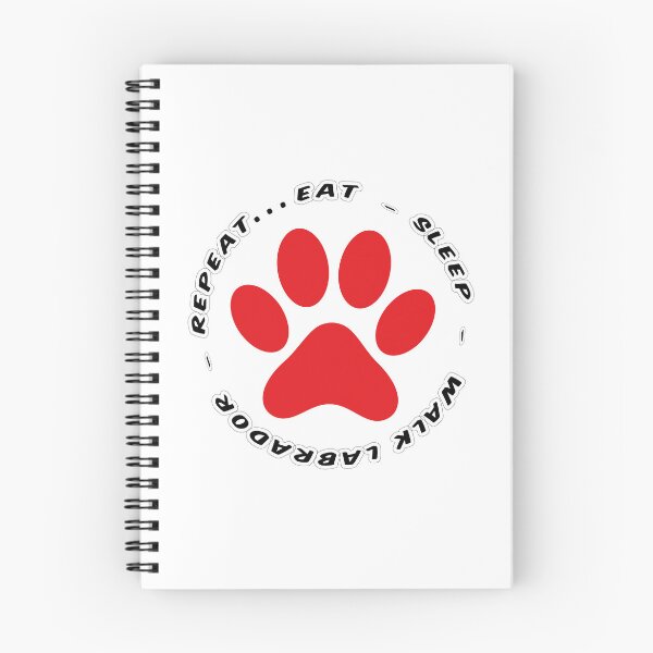 Item preview, eat sleep walk labrador repeat funny dog walking designed and sold by randomdogshirt.