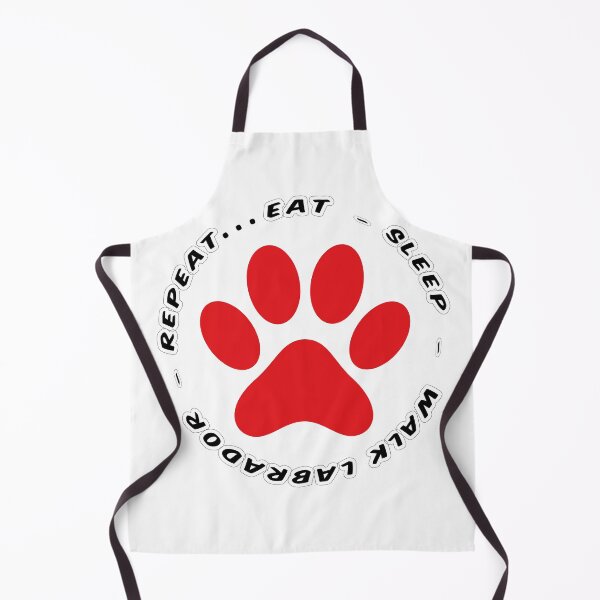 Item preview, eat sleep walk labrador repeat funny dog walking designed and sold by randomdogshirt.
