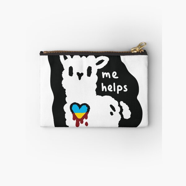 Item preview, Alpaca helps Ukraine in black designed and sold by belettelepink.