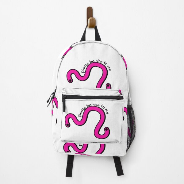 Item preview, Please Be Nice To Me Neon Pink Squiggle designed and sold by Pink Ribbon.