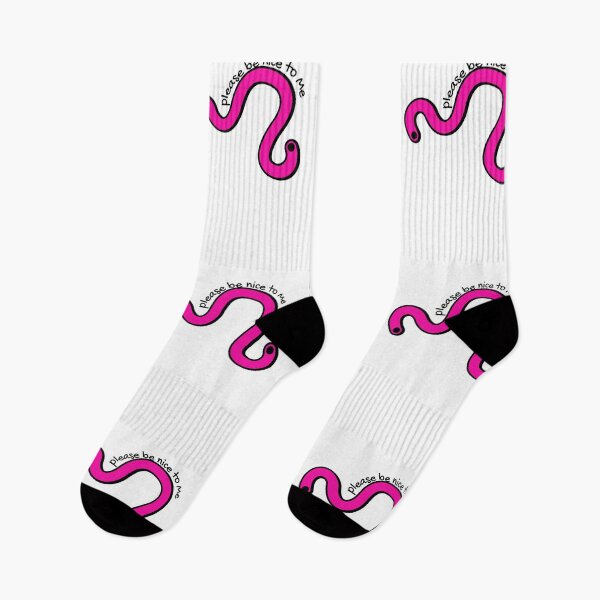 Item preview, Please Be Nice To Me Neon Pink Squiggle designed and sold by Pink Ribbon.