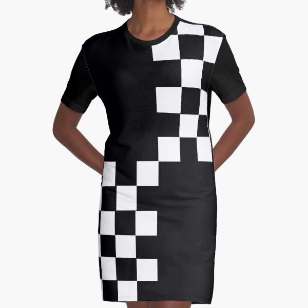 Aperçu de l'œuvre Quad Ska Noir Blanc Motif à Carreaux créée et vendue par Abidar12.