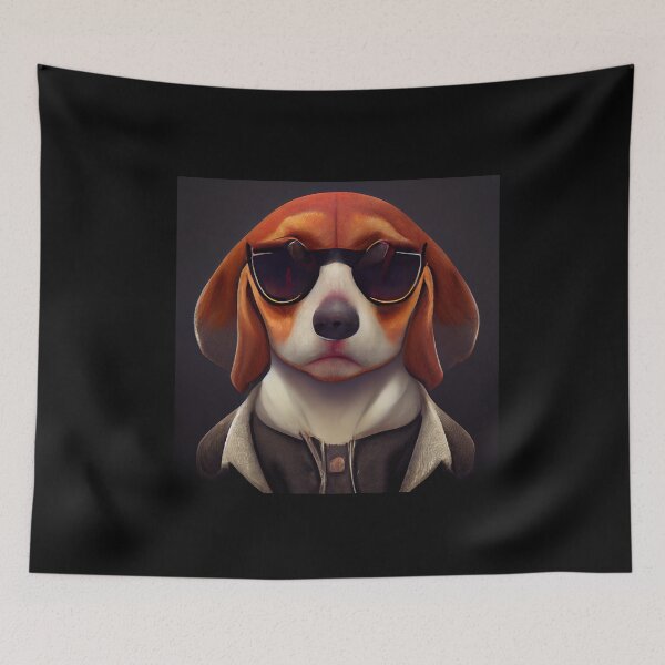 Item preview, Beagle with Sunglasses - best selling  designed and sold by Aditya Bhole.