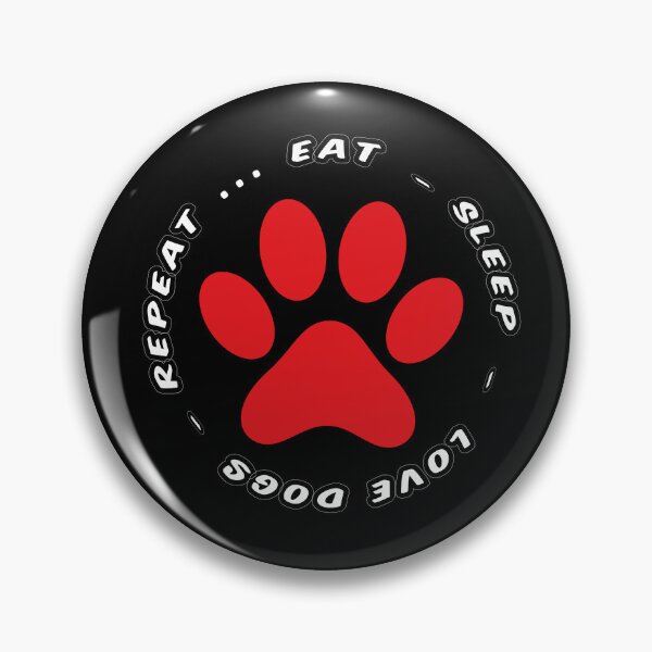 Item preview, eat sleep love dogs repeat funny dog lovers designed and sold by randomdogshirt.