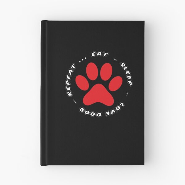 Item preview, eat sleep love dogs repeat funny dog lovers designed and sold by randomdogshirt.
