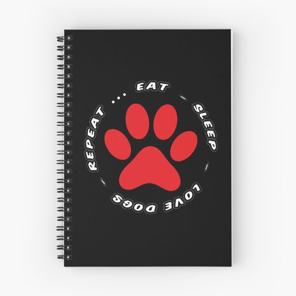 Item preview, eat sleep love dogs repeat funny dog lovers designed and sold by randomdogshirt.