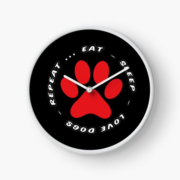 Item preview, eat sleep love dogs repeat funny dog lovers designed and sold by randomdogshirt.