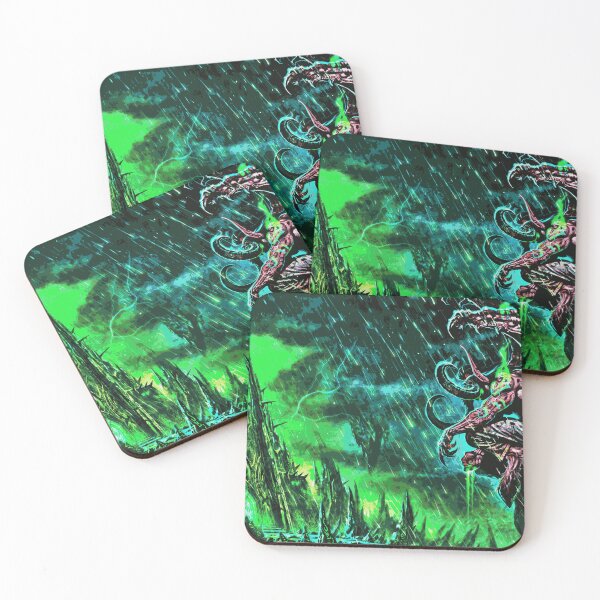 Item preview, The Burning Crusade - The black Temple Painting designed and sold by STICKERSAUCE.