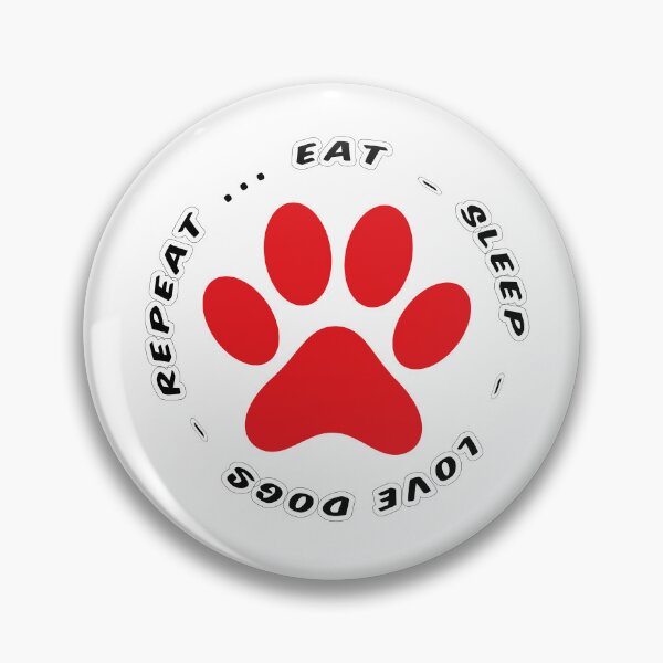 Item preview, eat sleep love dogs repeat funny dog lovers designed and sold by randomdogshirt.