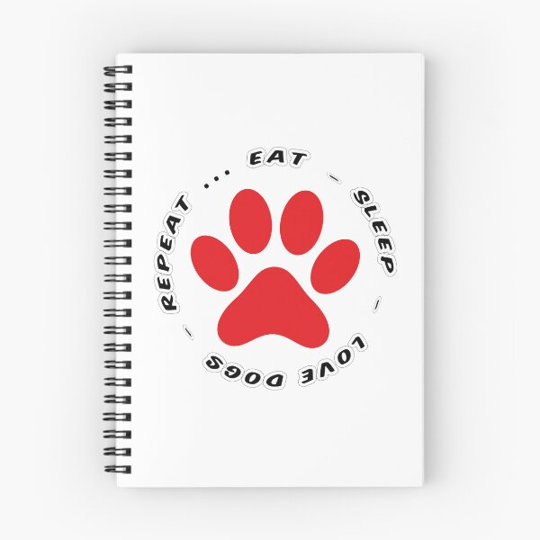 Item preview, eat sleep love dogs repeat funny dog lovers designed and sold by randomdogshirt.