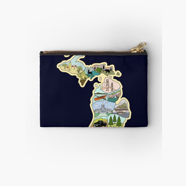 Item preview, Michigan Illustrated Map - Great Lake Michigan Detroit Lake Superior Souvenir designed and sold by merchzy.