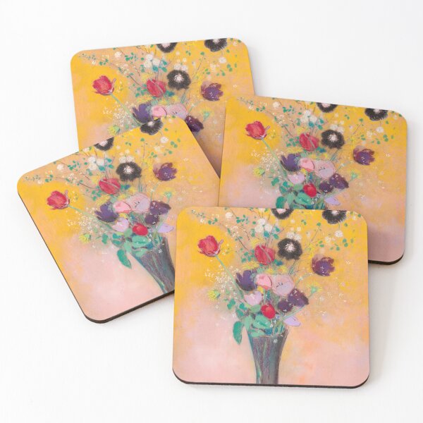 Item preview, Vase of Flowers by Odilon Redon, 1916 designed and sold by Vintage Wall Art.