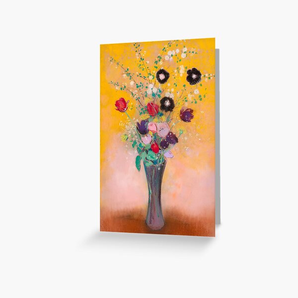 Item preview, Vase of Flowers by Odilon Redon, 1916 designed and sold by Vintage Wall Art.