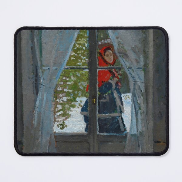 Item preview, The Red Kerchief by Claude Monet (1868) designed and sold by allhistory.