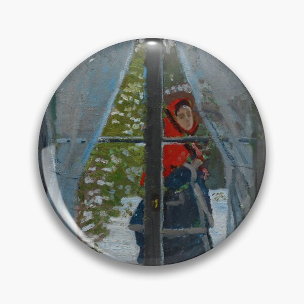 Item preview, The Red Kerchief by Claude Monet (1868) designed and sold by allhistory.