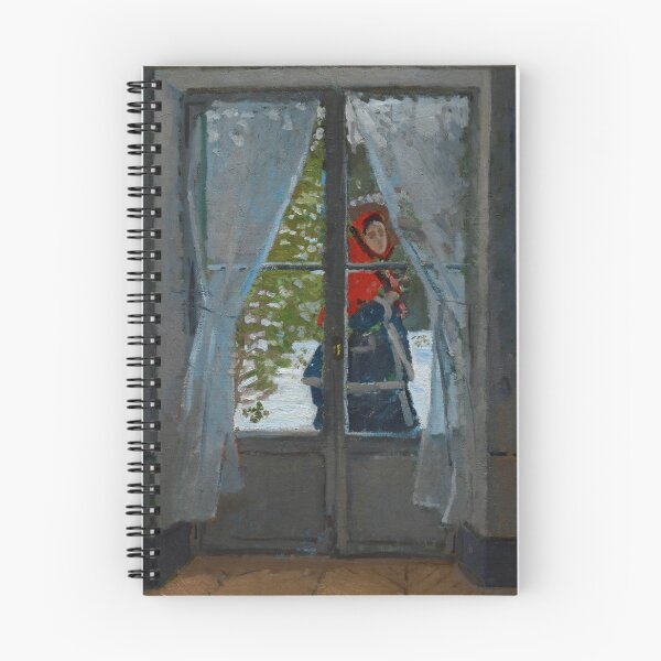 Item preview, The Red Kerchief by Claude Monet (1868) designed and sold by allhistory.
