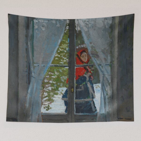 Item preview, The Red Kerchief by Claude Monet (1868) designed and sold by allhistory.