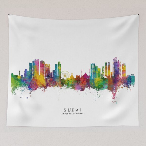 Item preview, Sharjah Skyline designed and sold by ArtPrints.
