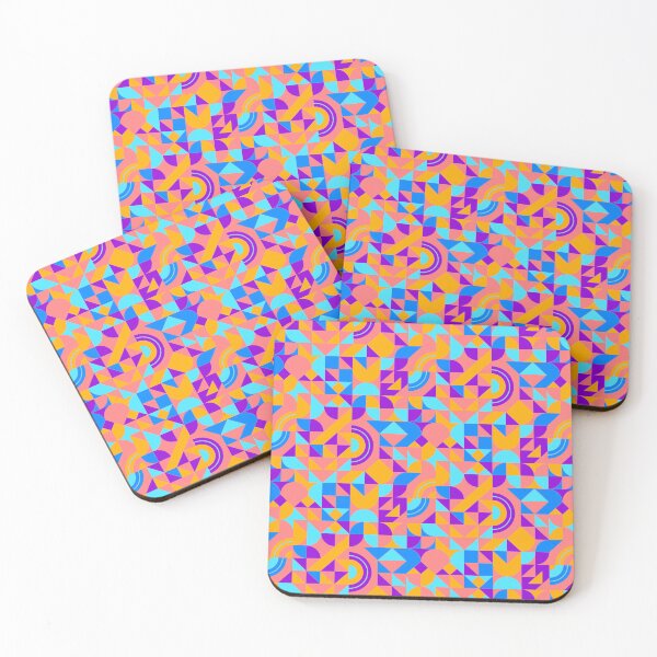 Item preview, geometric colorful patterns conceptual Art - Abstract Neo Geo graphic design designed and sold by Design Repo.