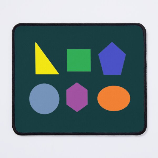Item preview, Colorful geometry shapes art (educational) designed and sold by Darkies-store.