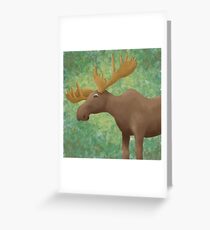 Moose Madness Greeting Card