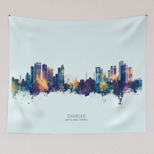 Item preview, Sharjah Skyline designed and sold by ArtPrints.