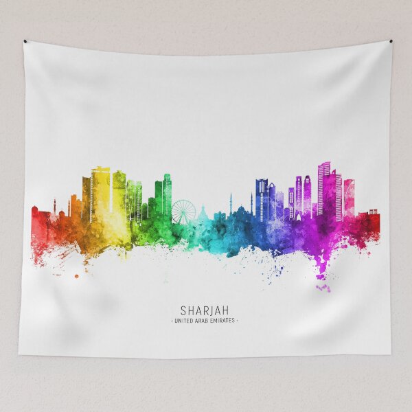 Item preview, Sharjah Skyline designed and sold by ArtPrints.