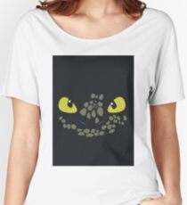 black Women's Relaxed Fit T-Shirt