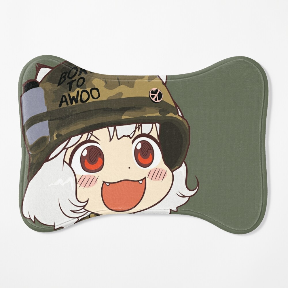  HOF Trading Awoo Anime Girl Big Smile Kekistan Army Military  Born to Awoo with Peace Symbol #Trumpanime Hd Online Store Vinyl Sticker  Waterproof Decal Laptop Wall Window Bumper Sticker 5 