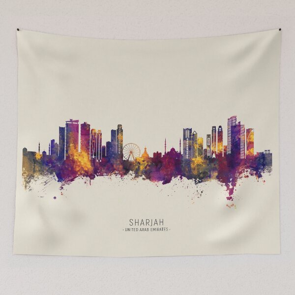 Item preview, Sharjah Skyline designed and sold by ArtPrints.