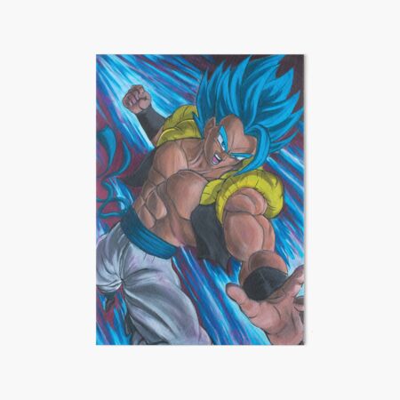 GOGETA SSJ BLUE VS BROLY THE LEGENDARY SUPER SAIYAN Art Print by