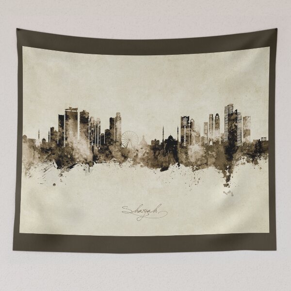 Item preview, Sharjah Skyline designed and sold by ArtPrints.