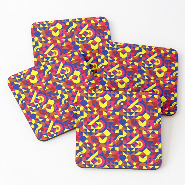 Item preview, geometric colorful patterns conceptual Art - Abstract Neo Geo graphic design designed and sold by Design Repo.